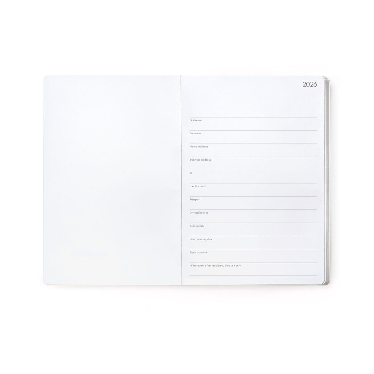 Agenda Semanal Fotográfica 2026 Medium - Hedgehog