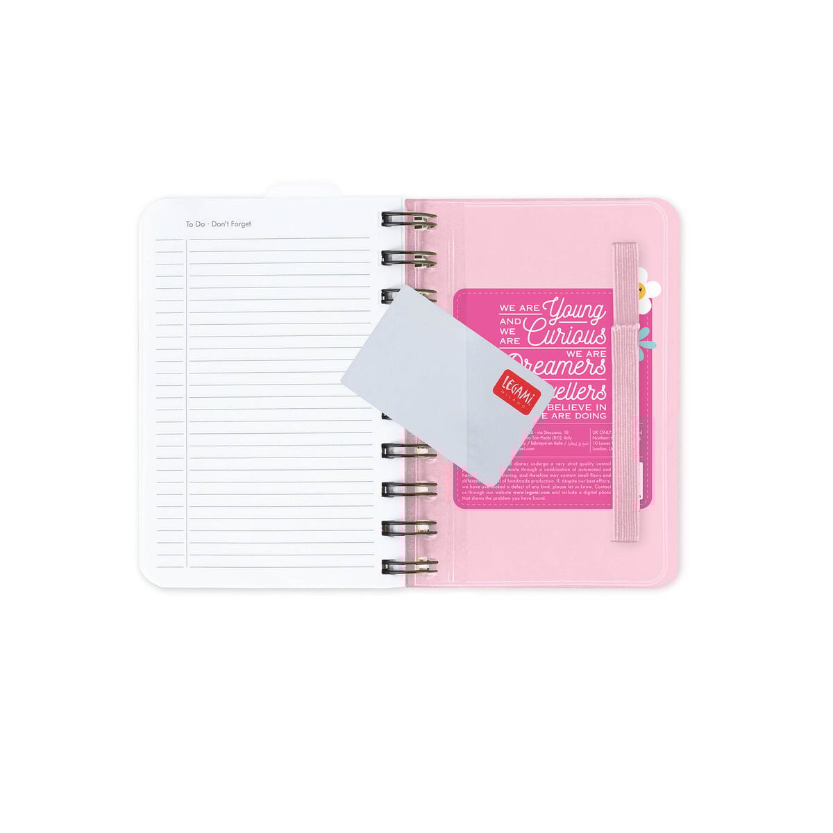 Agenda Diaria 2026 con Espiral Small - Happy Daisy