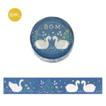 BGM - Washi Tape | Nordic Forest - Swan Lake