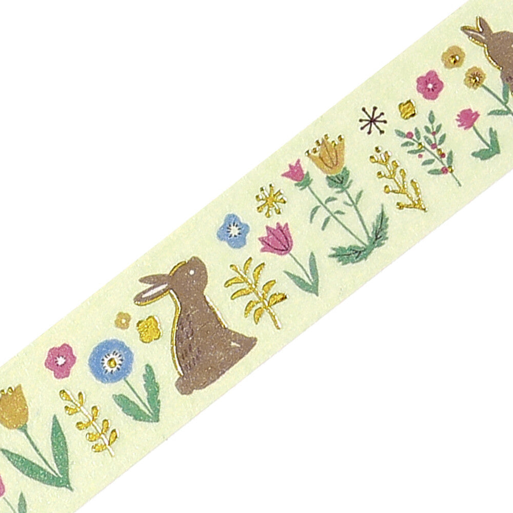 BGM - Washi Tape | Nordic Forest - Flower and Rabbit