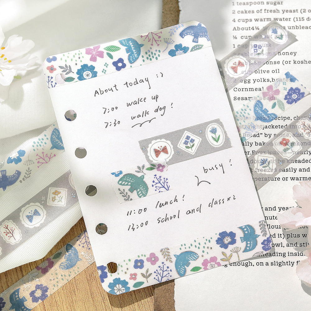 BGM - Washi Tape | Nordic Forest - Flower Frame