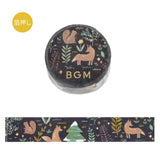 BGM - Washi Tape | Nordic Forest - Moonlit Forest