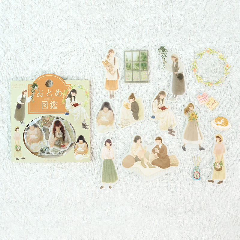 BGM - Pegatinas | Otome Zukan - Light-Colored Girls