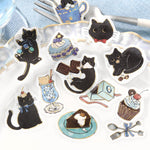 BGM - Pegatinas | Welcome to Cat Cafe - Kuroneko
