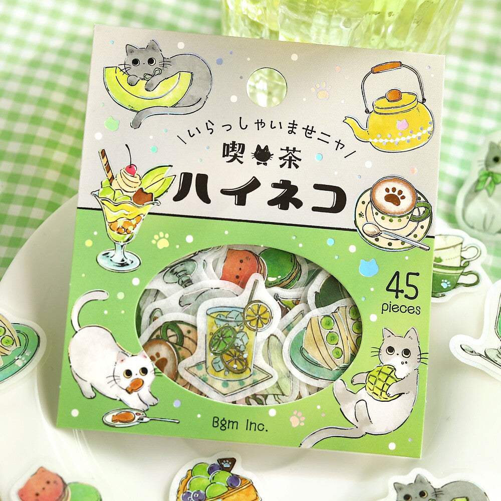 BGM - Pegatinas | Welcome to Cat Cafe - Haineko