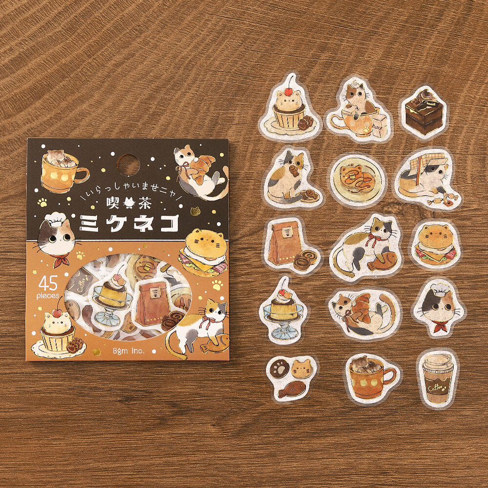 BGM - Pegatinas | Welcome to Cat Cafe - Mikeneko