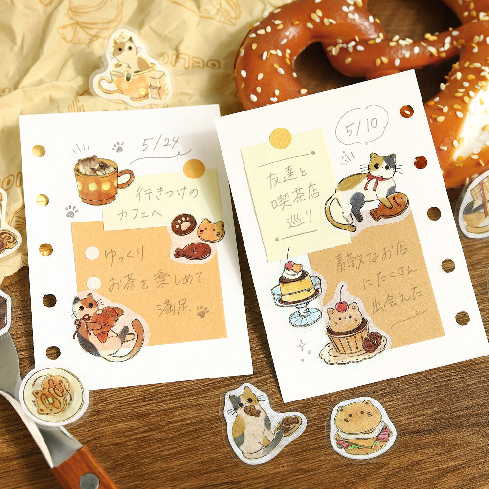 BGM - Pegatinas | Welcome to Cat Cafe - Mikeneko