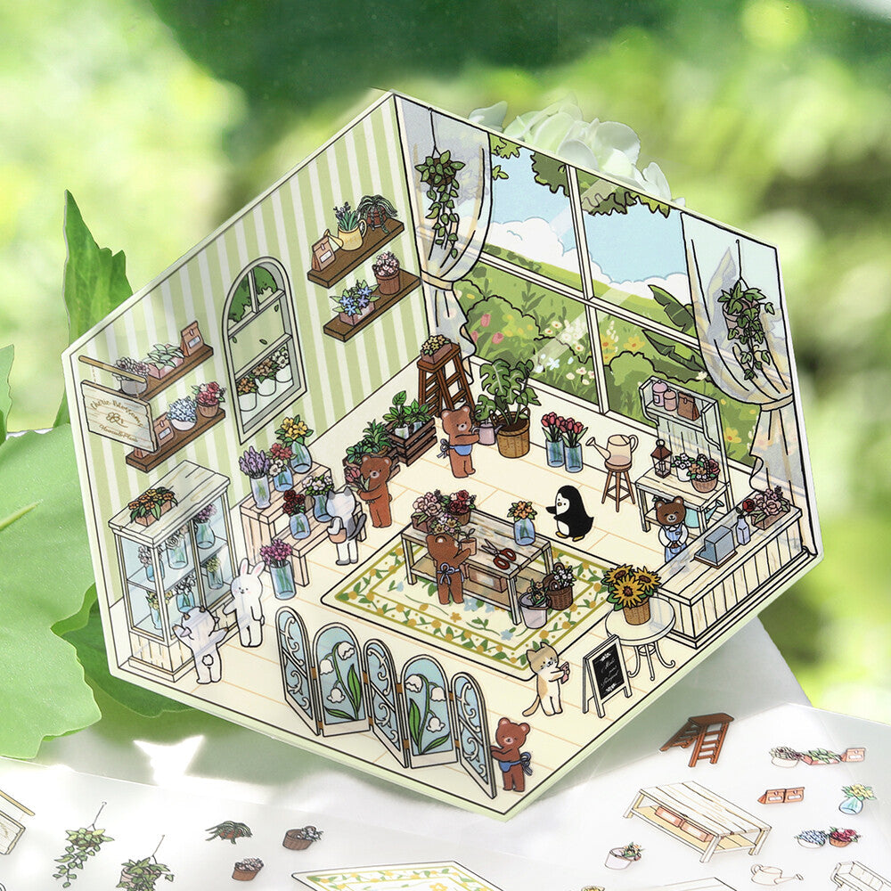 BGM - Pegatinas 2.5D | Flower Shop