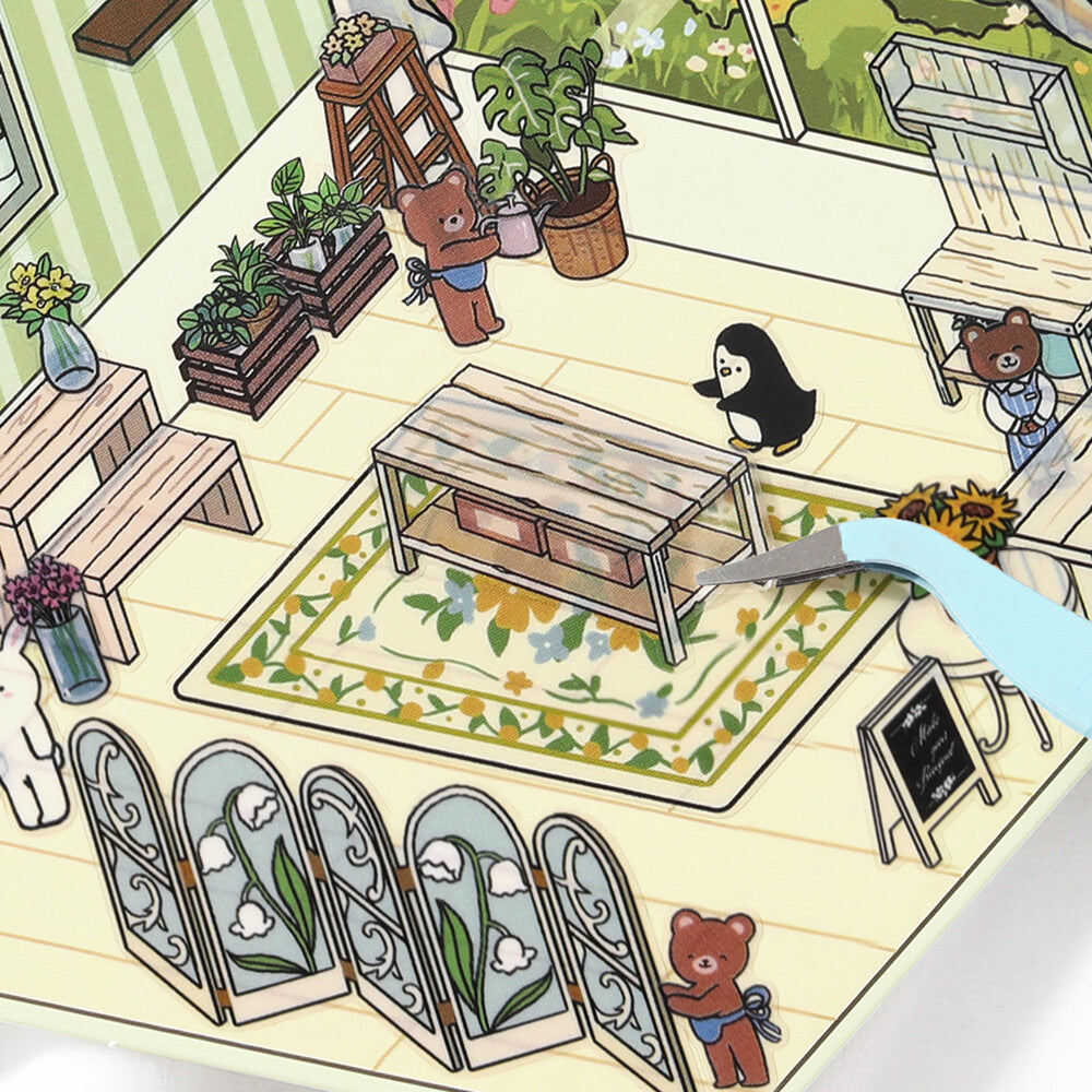 BGM - Pegatinas 2.5D | Flower Shop