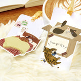 BGM - Pegatinas Memo Cat Diary | Yellow
