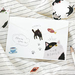 BGM - Pegatinas Memo Cat Diary | Black