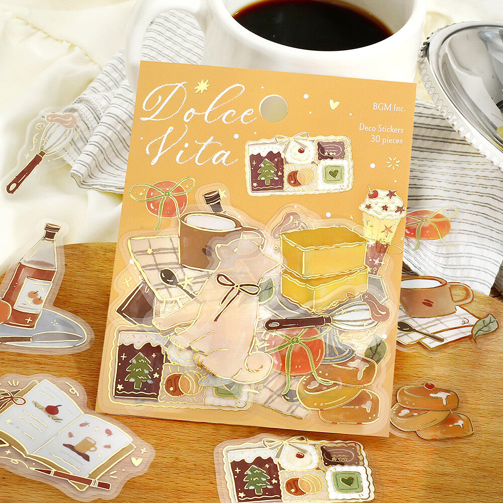 BGM - Pegatinas PET | Dolce Vita - Sweet Recipes