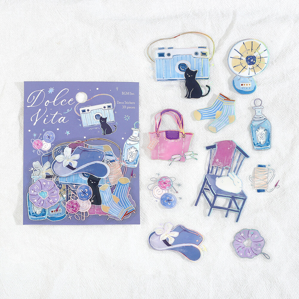 BGM - Pegatinas PET | Dolce Vita - Fragments of Daily Life
