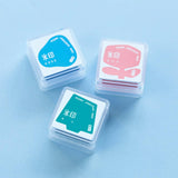 King Jim -  KORI JIRUSHI Stamp Pad Tinta para Sellos | MORI - Verde Azulado