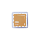 King Jim -  KORI JIRUSHI Stamp Pad Tinta para Sellos | COOKIE - Marrón