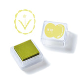 King Jim -  KORI JIRUSHI Stamp Pad Tinta para Sellos | BUTTERFLY - Amarillo