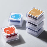 King Jim -  KORI JIRUSHI Stamp Pad Tinta para Sellos | APPLE - Rojo