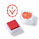 King Jim -  KORI JIRUSHI Stamp Pad Tinta para Sellos | APPLE - Rojo