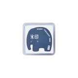 King Jim -  KORI JIRUSHI Stamp Pad Tinta para Sellos | ELEPHANT - Gris