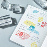King Jim -  KORI JIRUSHI Stamp Pad Tinta para Sellos | COOKIE - Marrón