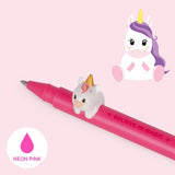 Legami - Bolígrafo de Gel - Lovely Friends | UNICORN - Tinta Rosa