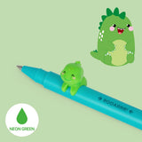 Legami - Bolígrafo de Gel - Lovely Friends | DINO - Tinta Verde