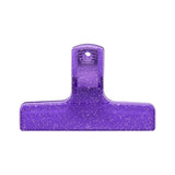 Penco - Clampy Plastic Clip | Glitter Purple