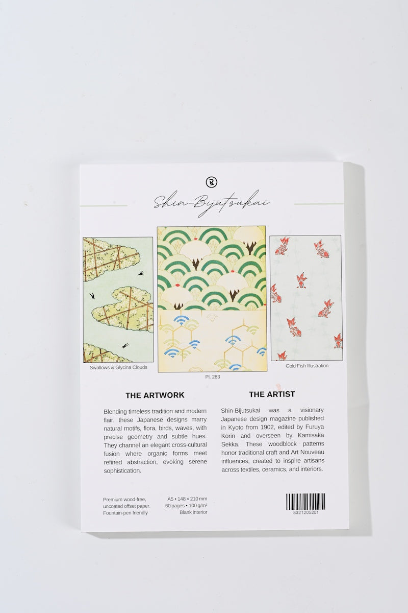 Oh Bleu - Bloc de notas A5 | Japanese Patterns - detalle 3