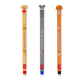 Legami - Set de 3 Bolígrafos de Gel Borrables | Fur-ever Friends