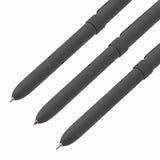 Penco - Multi Pen 3 en 1 Portaminas 0.5mm, Bolígrafo Negro y Rojo | Charcoal Grey