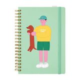 King Jim - Cuaderno HITOTOKI NOTE Comic Size | Doggy