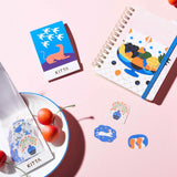 King Jim - Cuaderno HITOTOKI NOTE Passport Size | Fruits