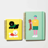 King Jim - HITOTOKI NOTE Passport Size | Doggy