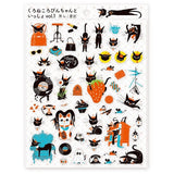 Cozyca Products - Pegatinas | Black Cat Robin - With Robin-chan 1