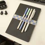 Kikkerland Inkerie – Banda portalápices para cuaderno | Azul