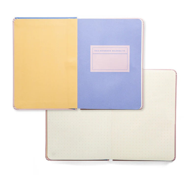 Kikkerland Inkerie – Mini cuaderno con bolígrafo | Puntos