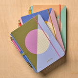 Kikkerland Inkerie – Mini cuaderno con bolígrafo | Cuadrícula