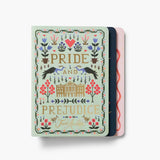 Rifle Paper Co. - Stitched Notebooks Set of 3 Notebooks | Lined Pages | Jane Austen