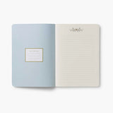 Rifle Paper Co. - Stitched Notebooks Set de 3 Cuadernos | Hojas con Líneas | Mimi