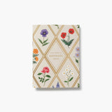 Rifle Paper Co. - Pocket Notebook Set of 2 A6 Notebooks | Lined Pages | Garden Studies