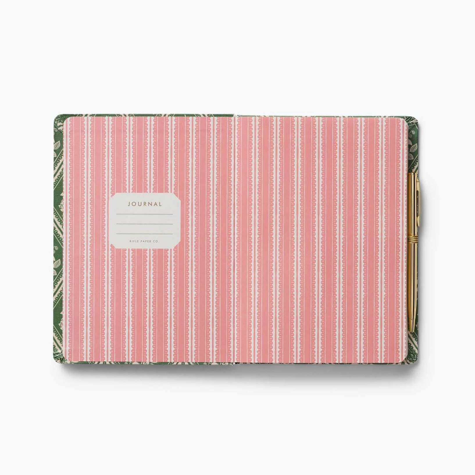 Rifle Paper Co. – Journal with Pen Cuaderno y bolígrafo | Hojas Rayadas | Rose Study