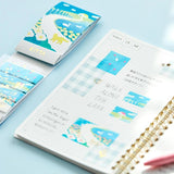 King Jim - Pegatinas KITTA Collage Washi Tape | Planet