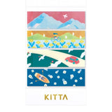 King Jim - Pegatinas KITTA Clear Sticky Note | Landscape