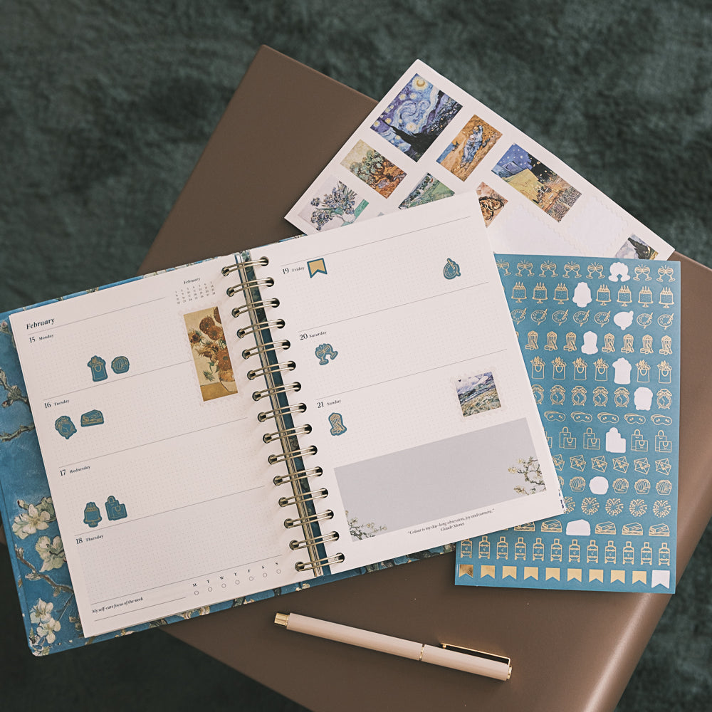Kokonote - 17-Month Weekly Planner 2026/2027 Idole | Van Gogh