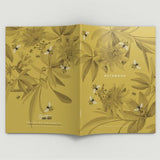 Libreta A5 Ilustraciones Botánicas e Insectos · Mostaza