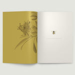 Libreta A5 Ilustraciones Botánicas e Insectos · Mostaza