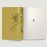 Libreta A5 Ilustraciones Botánicas e Insectos · Mostaza