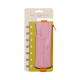 Designworks Ink - Vegan Leather Pen Pouch |  Pink + Orange