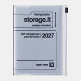 MARK'S - Agenda Semanal Vertical 2027 | A6 | Storage.it Silver