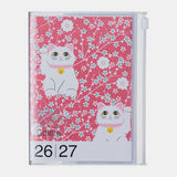 MARK'S - Agenda Semanal Vertical 2027 | A6 | Patterns Cat